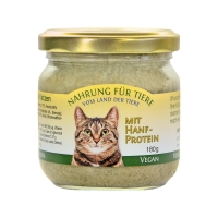 Vegane Katzennahrung mit Hanfprotein kaufen