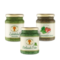 3er-Sparpaket Kräuter-Pesto 125ml nach Wahl kaufen